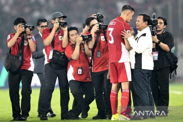 Prabowo Berterima Kasih atas Kemenangan Timnas atas China: Insha Allah Menuju Piala Dunia