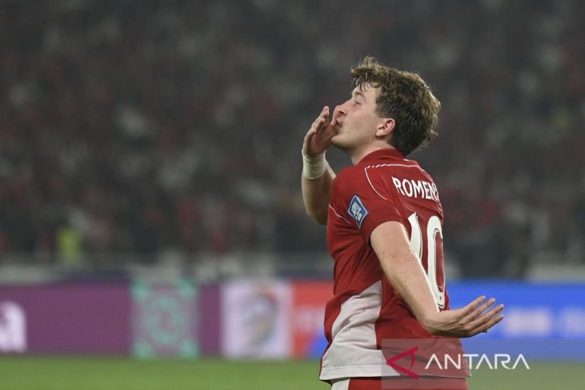 Penalti Ole Romeny Bawa Indonesia Unggul atas China di Paruh Pertama